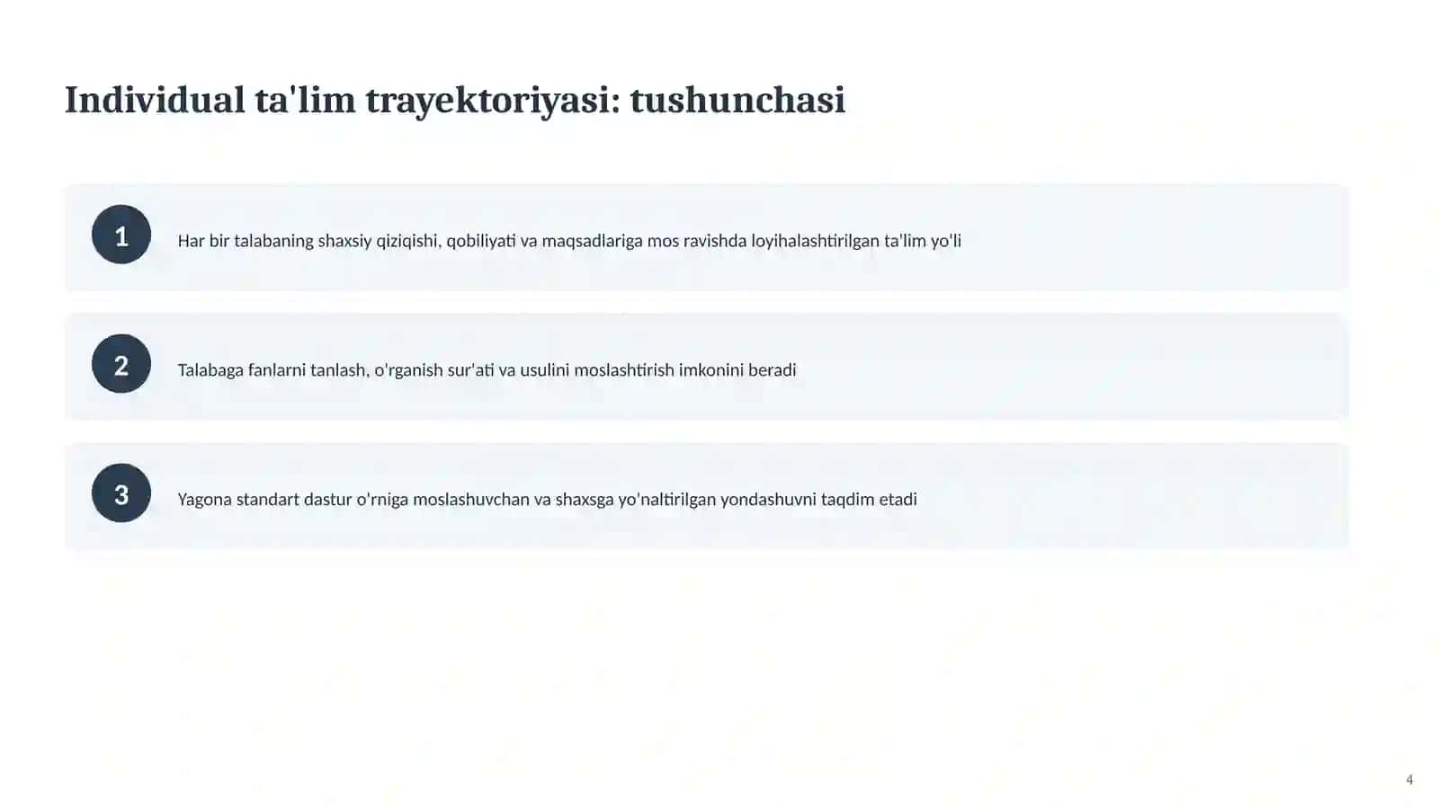 KREATIV FIKRLASH VA AMALIY KO'NIKMALARNI SHAKLLANTIRISH 4