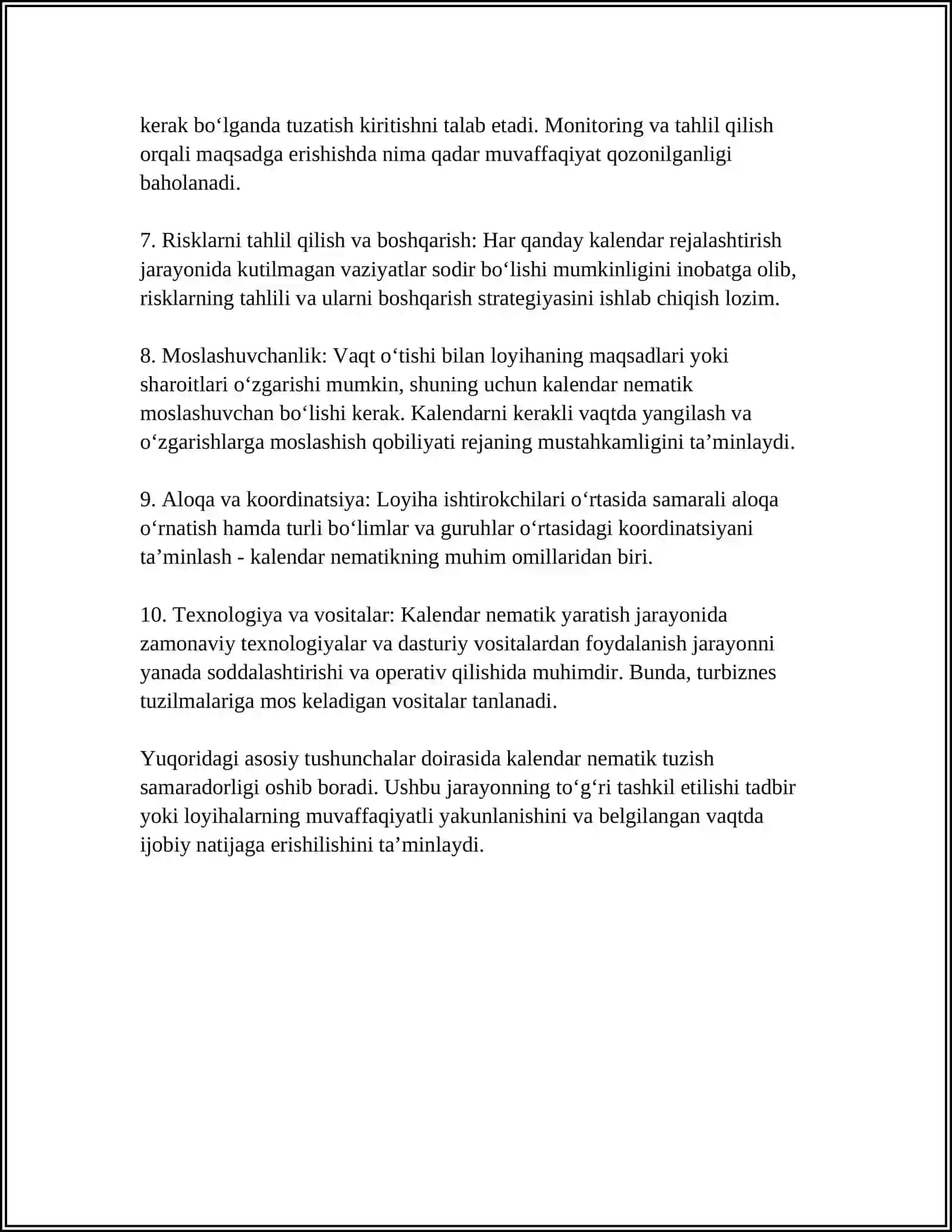 KALENDAR NEMATIK TUZISH 4