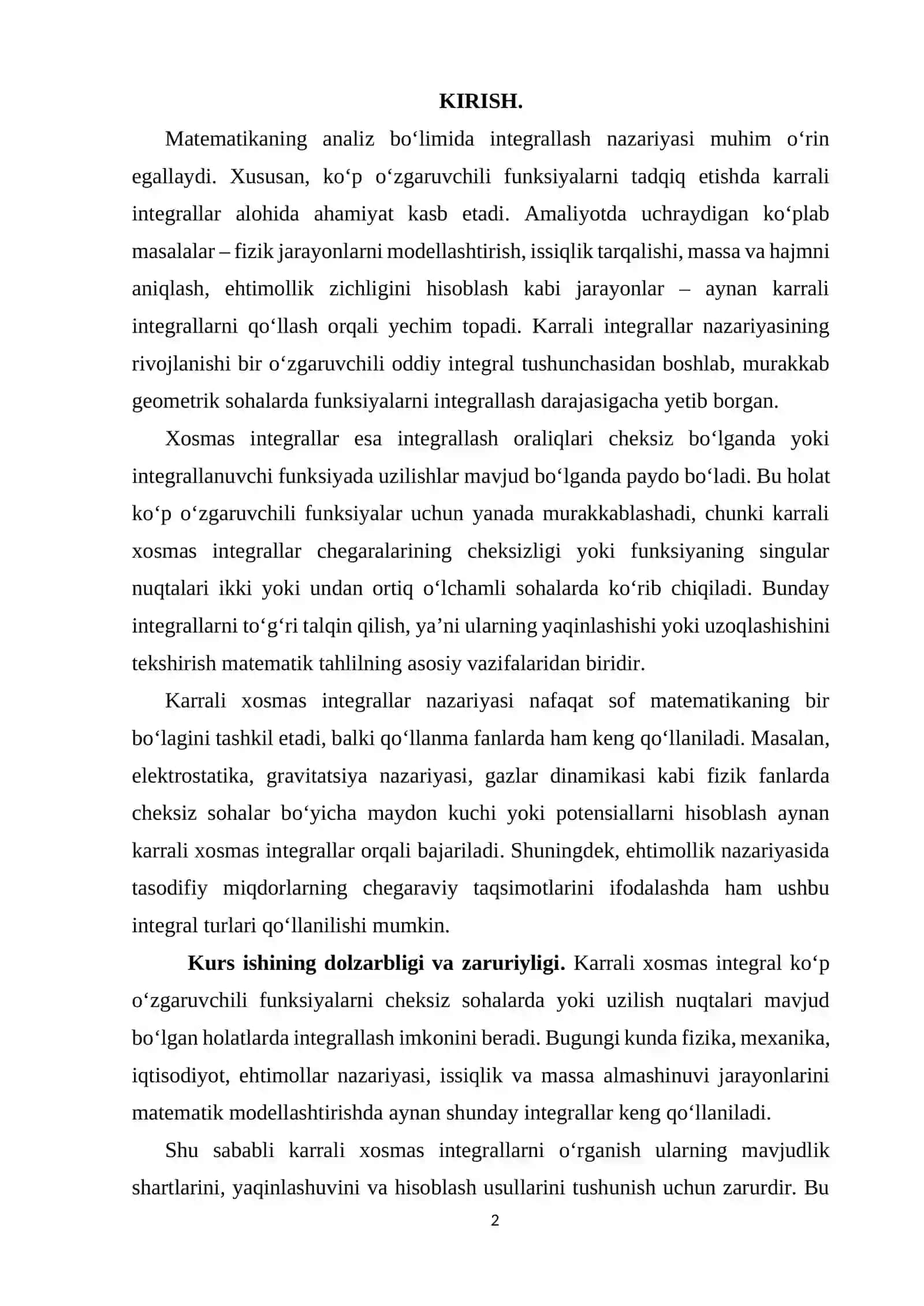 Karrali xosmas integrallar 4