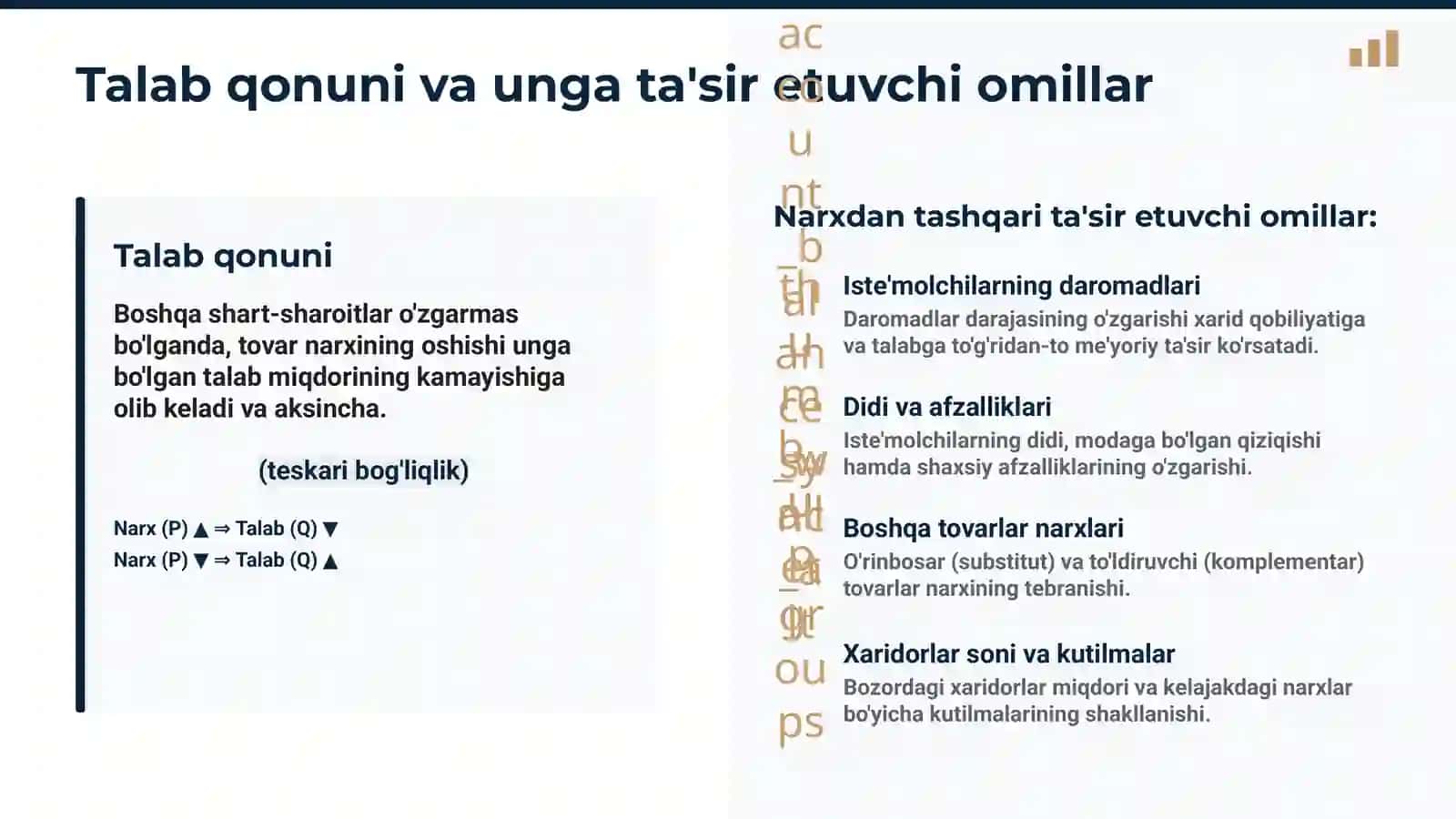 Mikroiqtisodiyotga kirish va uning asosiy tamoyillari 4