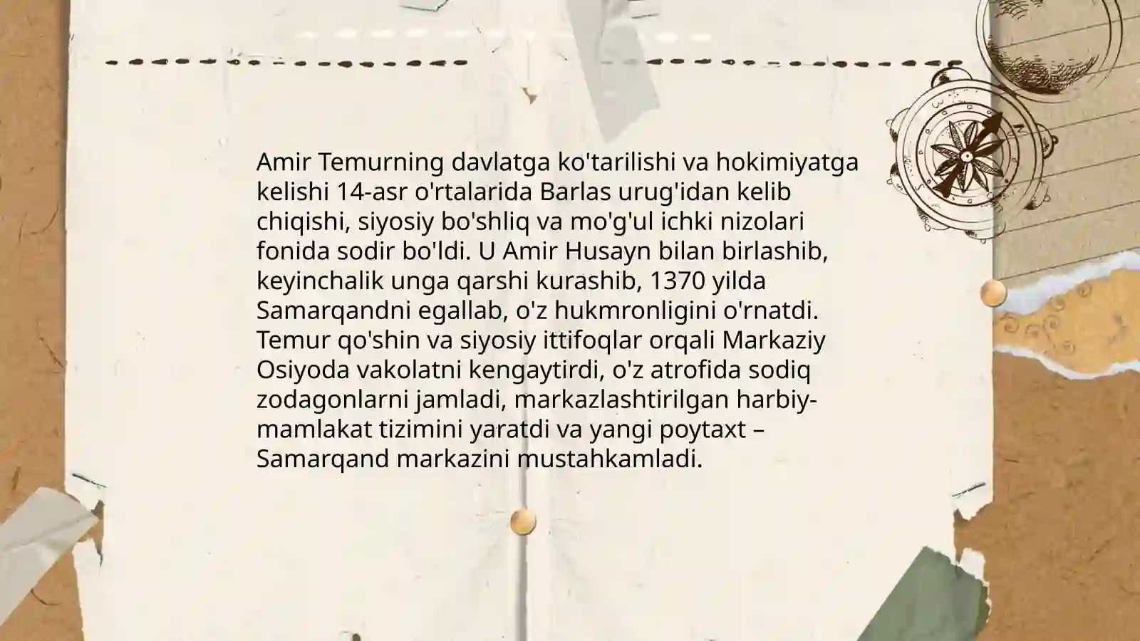 Amir Temurning Hayoti 4