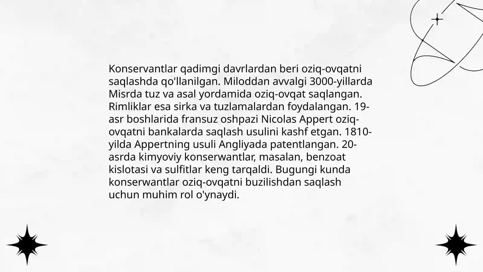 Konservantlar va ularning turlari 4