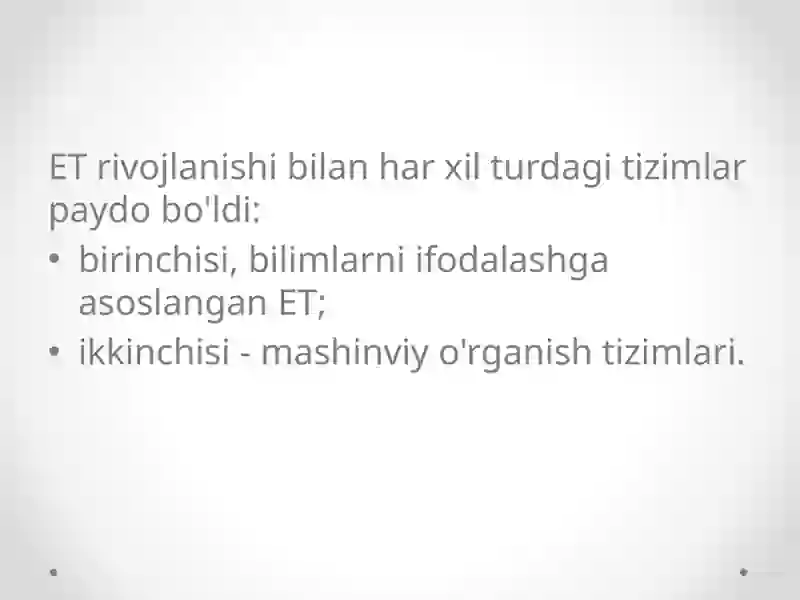 Ekspert tizimlari 4