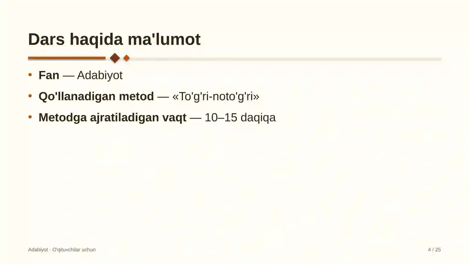 adabiyot darslarida to'g'ri noto'g'ri metodidan foydalanish 9949 4