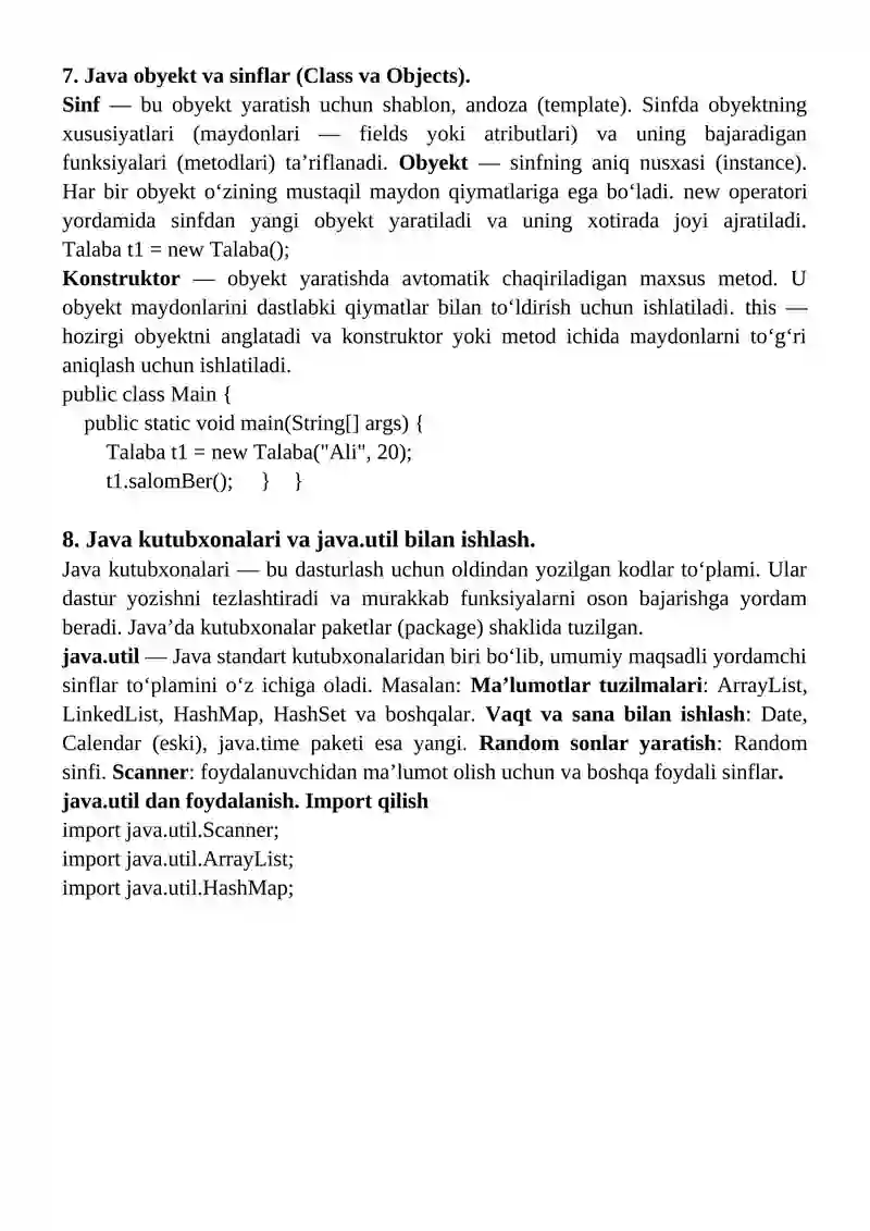 Java dasturlash tiliga kirish 4