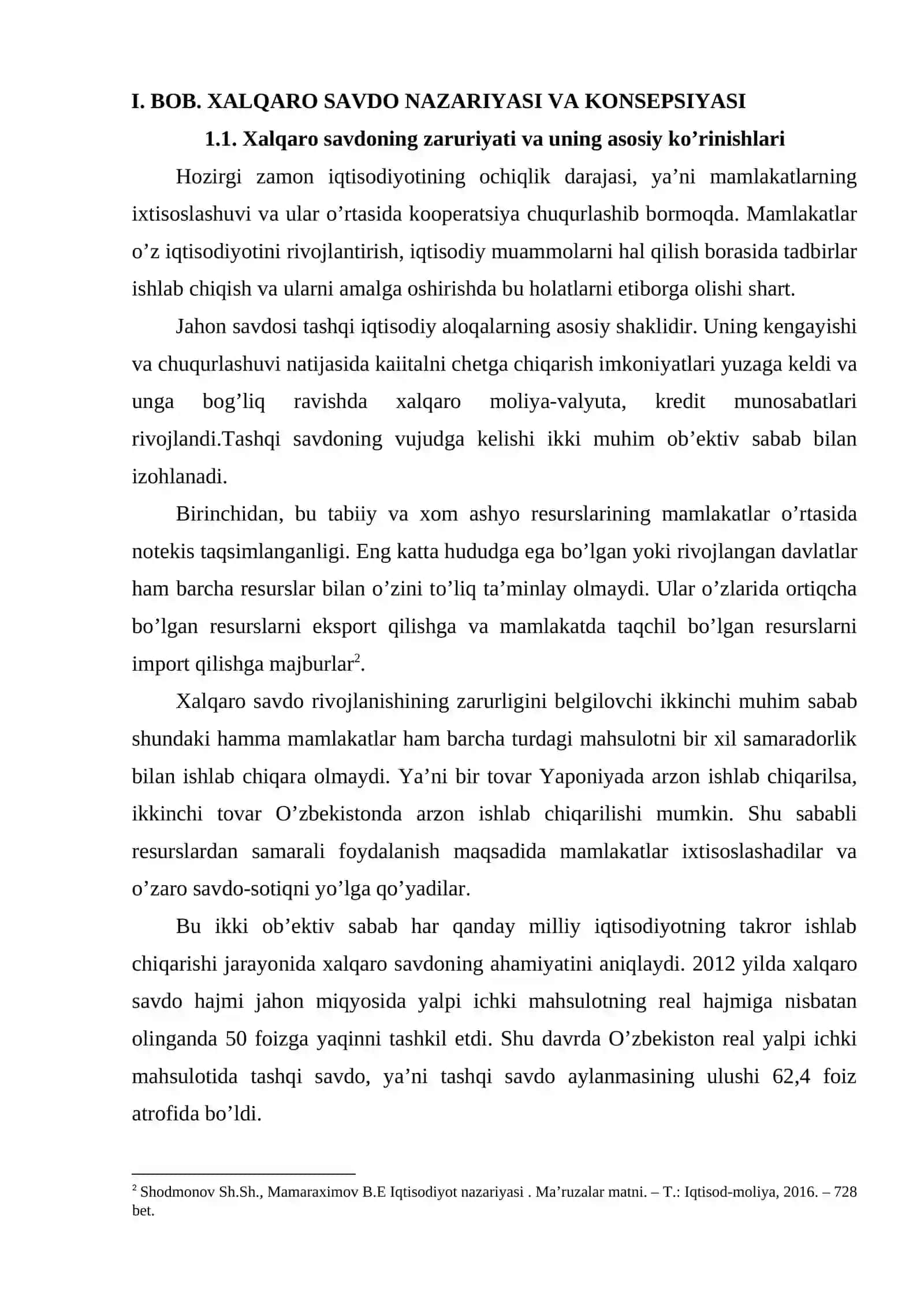 GLOBAL IQTISODIYOTGA O’TISH SHAROITIDA XALQARO SAVDONING ROLI 4
