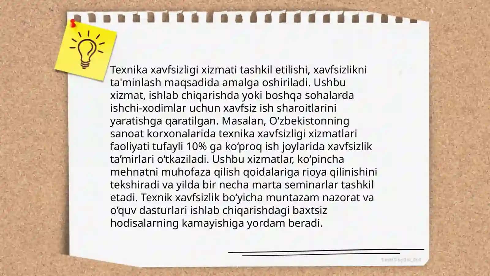 Texnik xavfsizlikning maqsadi va vazifasi 4