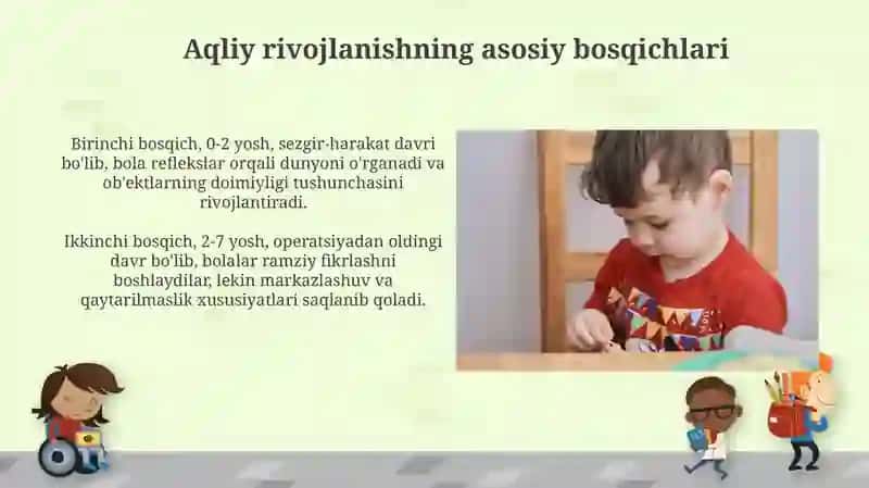 Me'yora rivojlanayotgan bolalarning ilk va maktabgacha yoshda psixik rivojlanishi 4