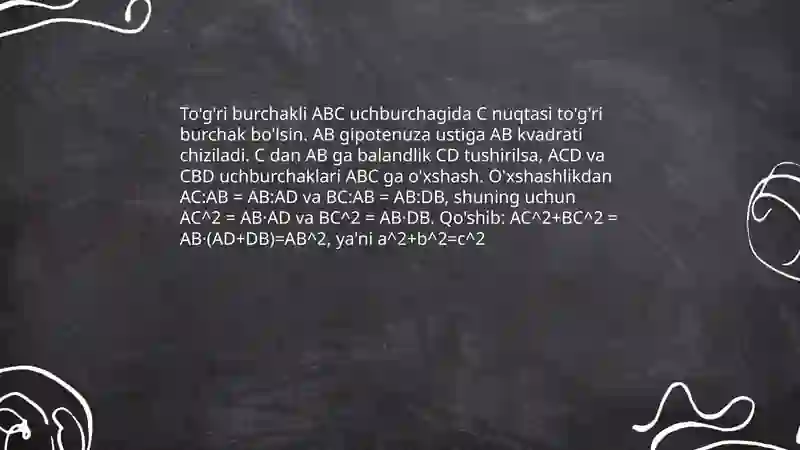 Pifagor teoremasi 4