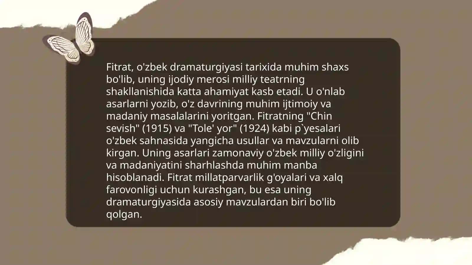 Fitrat - dramaturg 4