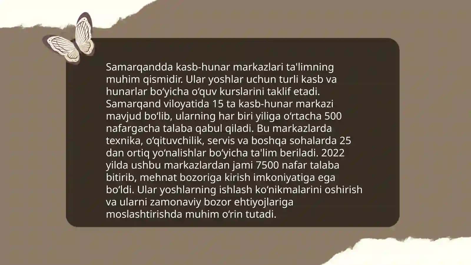 O'zbekistondagi kishilarning kasb hunarlari bilan bog'liq joy nomlari 4