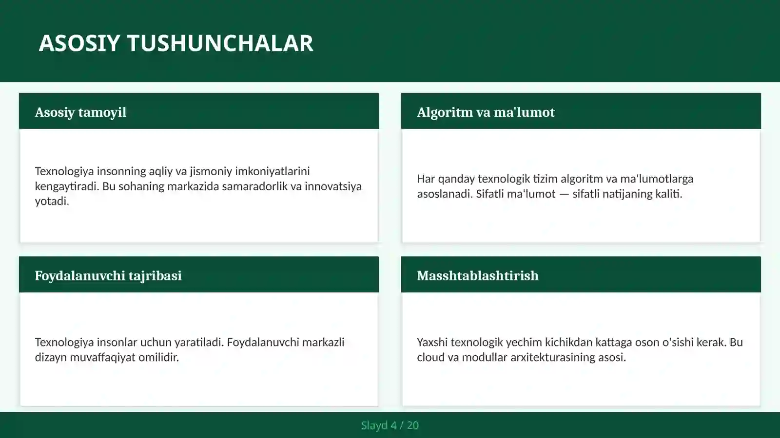 MACHINE LEARNING Nima? 4