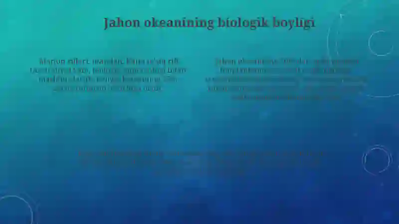 Dunyo okeani va undan foydalanish 4