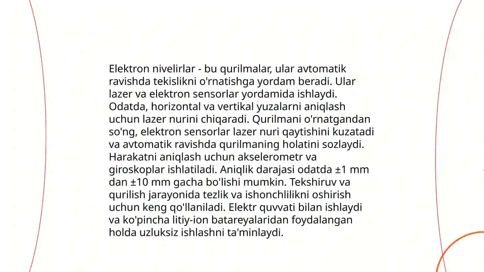 Elektron nivelirlarning tuzilishi va tekshirishi 4