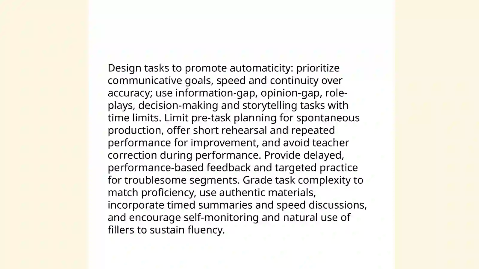 Designing activities for particular language skill 4