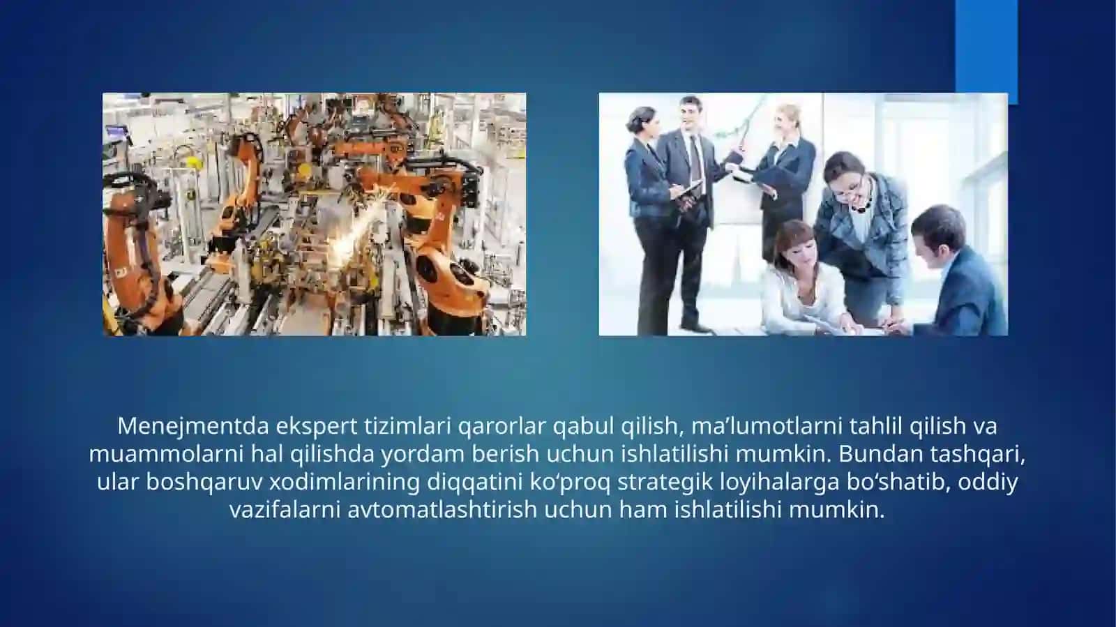 EKSPERT TIZMLARINI BOSHQARUVDA O'RNI VA ULARNI IQTISODIYOT TARMOQLARIDA QO'LLASH 4