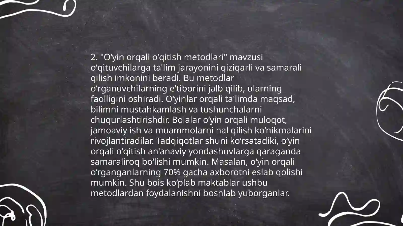 Bolalar bilan ishlash usullari 4