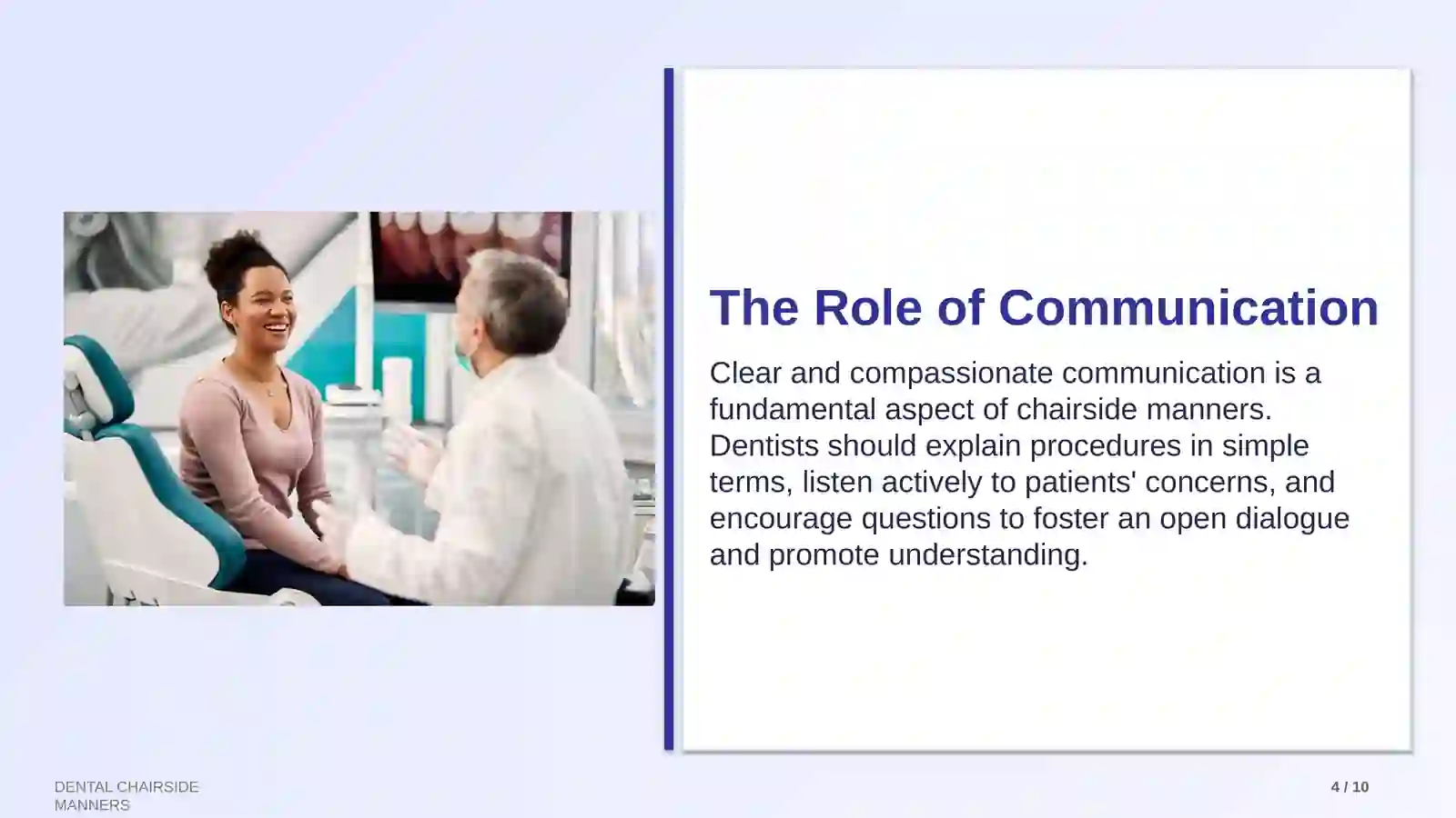 Dental Chairside Manners 4