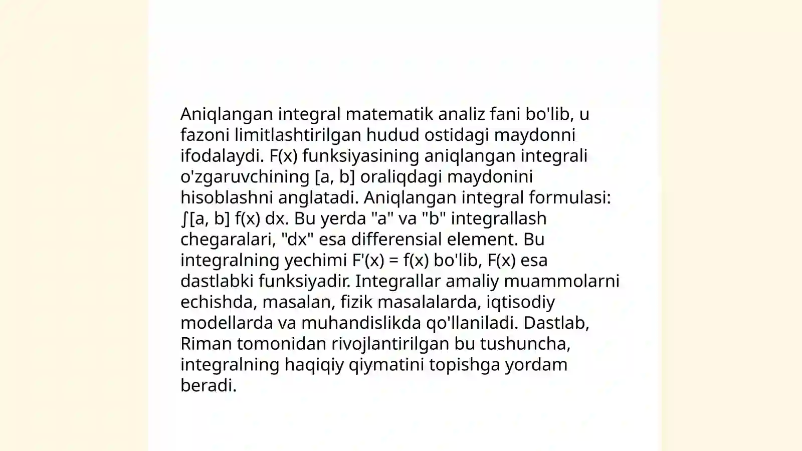 Integral 4