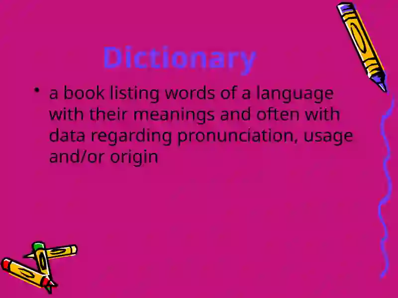 English Lexicography 4