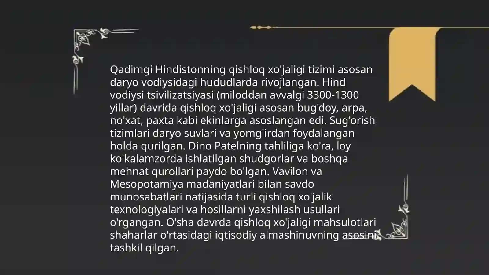 Qadimgi hindistonda iqtisodiy g’oyalar 4