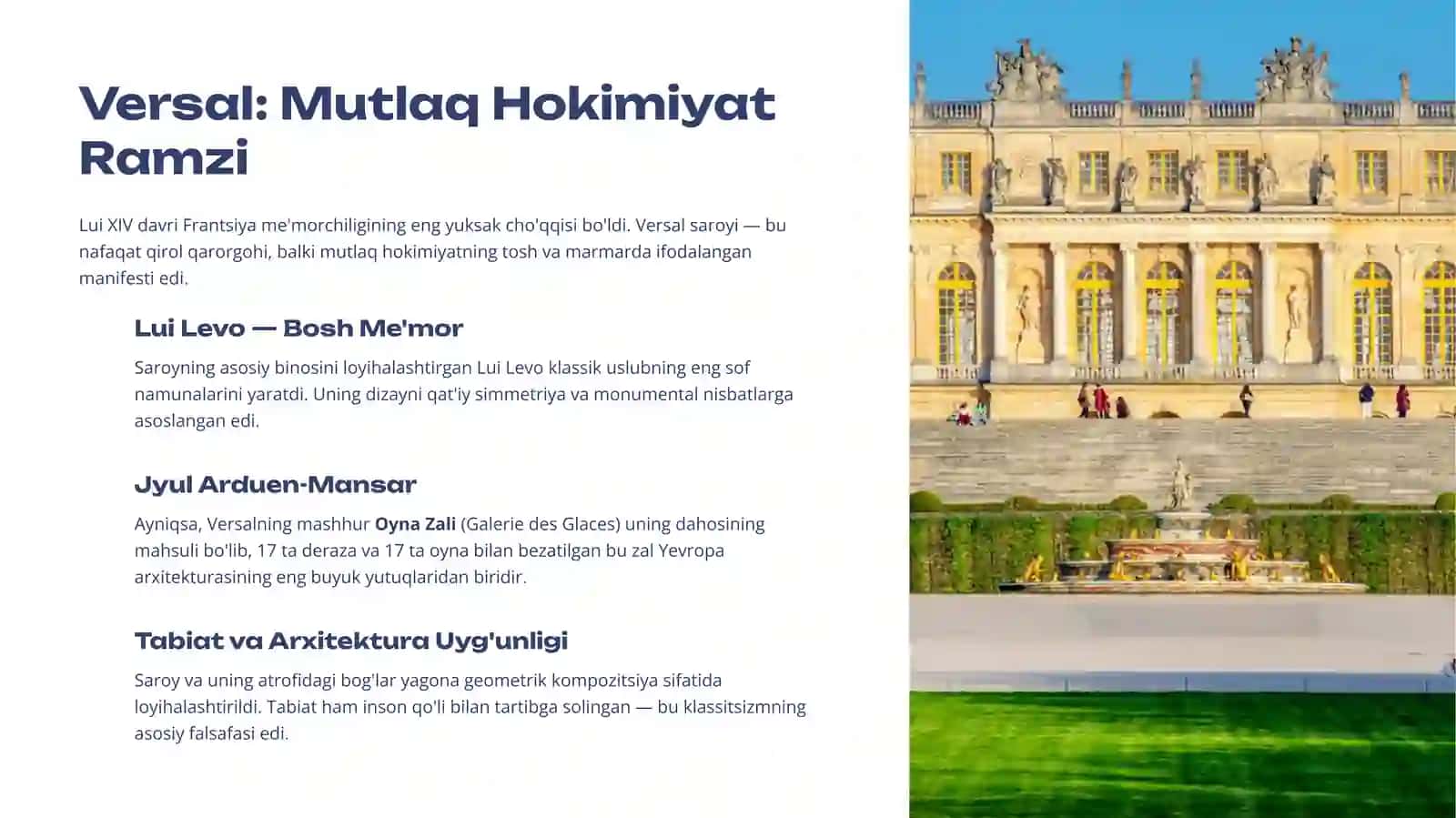 Fransiya renesansi va klassizmi davri arxitekturasi (XVII-XIXasrlar).pptx 4