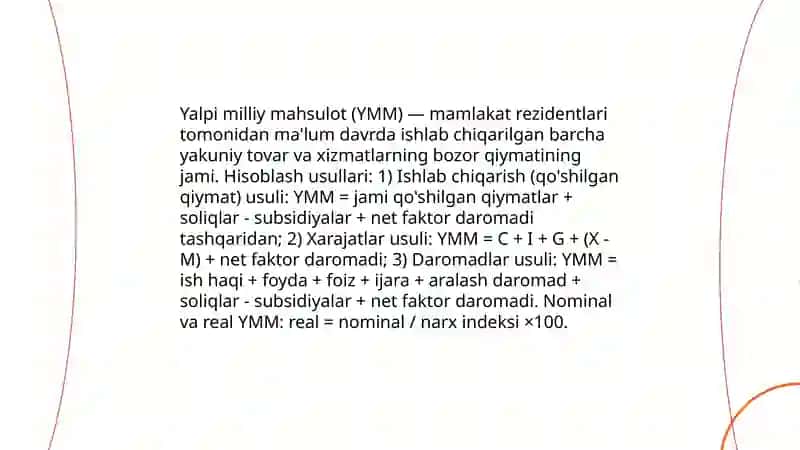 Milliy iqtisodiyot va uning makroiqtisodiy ko'rsatgichlari 4