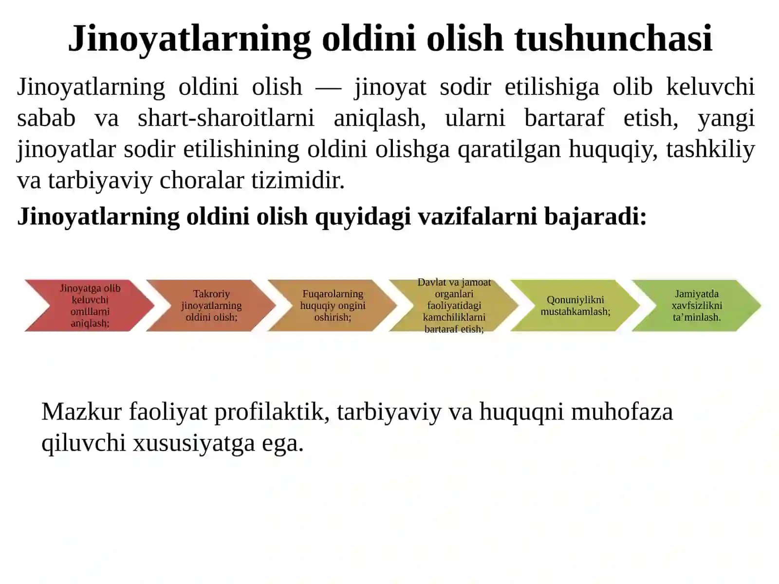 JINOYATLARNING OLDINI OLISH VA UNING AHAMIYATI 4