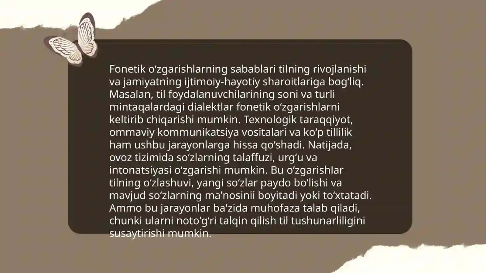 Nutq jarayonida tovush oʻzgarishlari 4