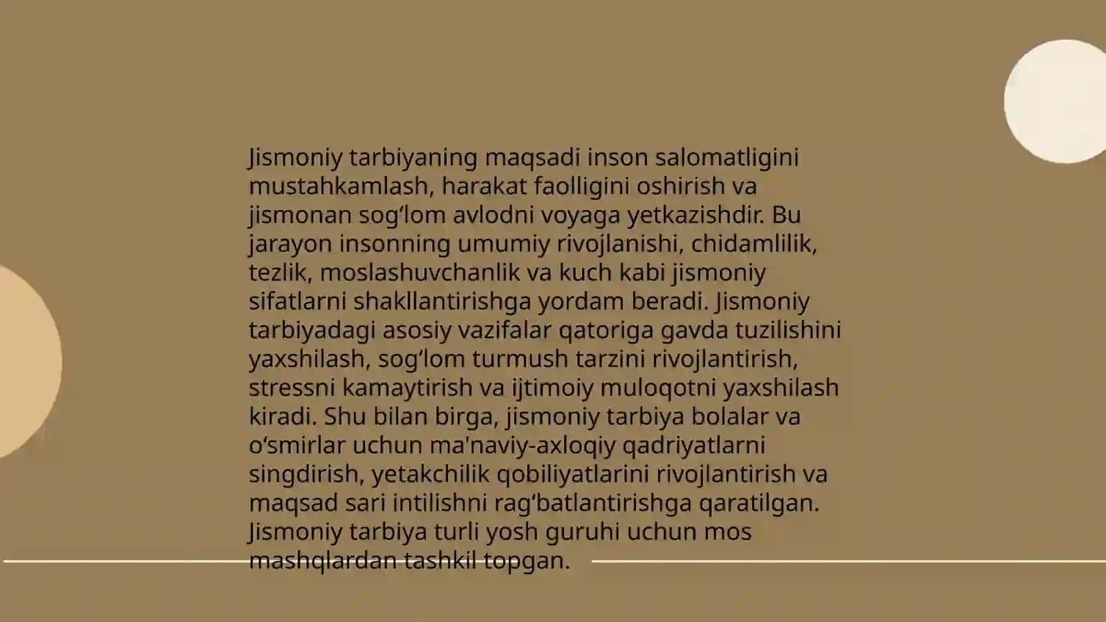 Bolaning jismoniy tarbiyasi fanining rivojlanish tizimi 4