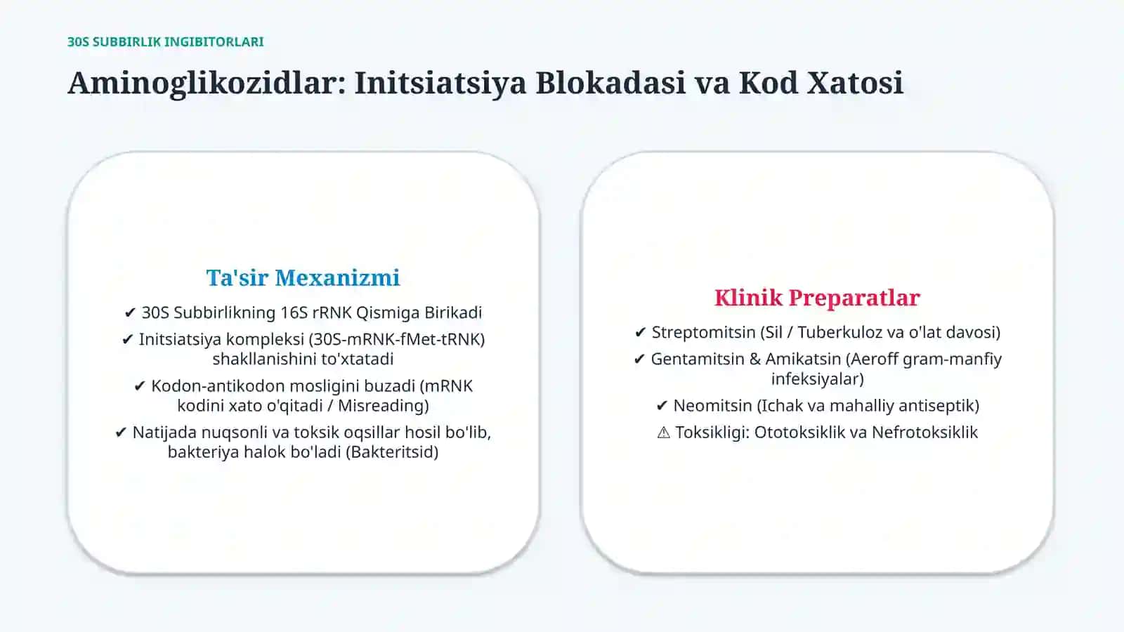 Oqsil biosintezi ingibitorlari — 15 slayd 4