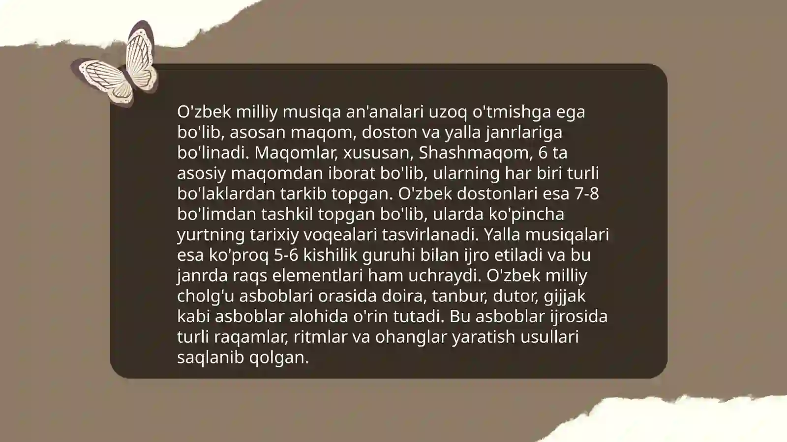 Musiqa va raqsning tarixi 4