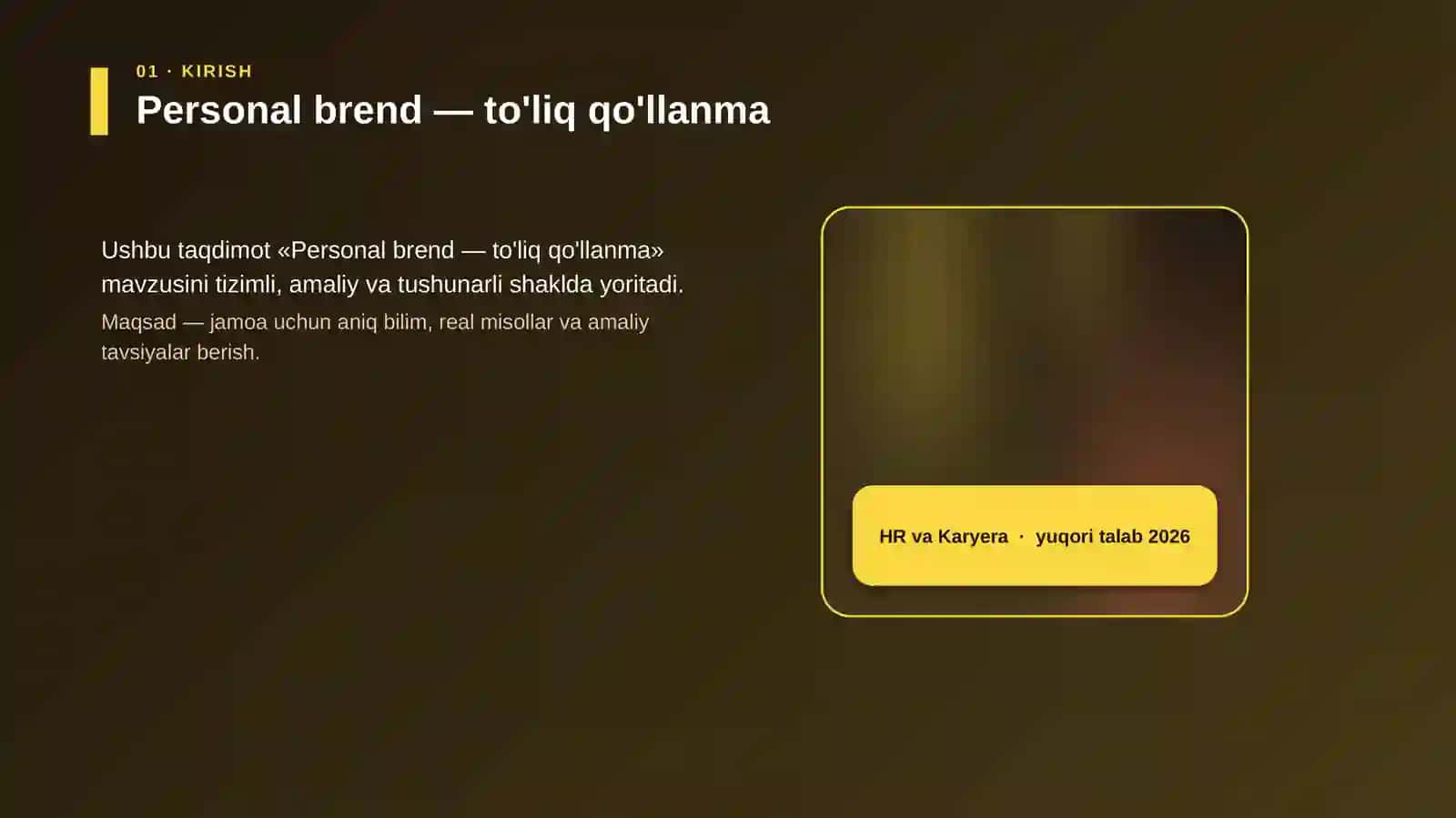 Personal brend — to'liq qo'llanma 4