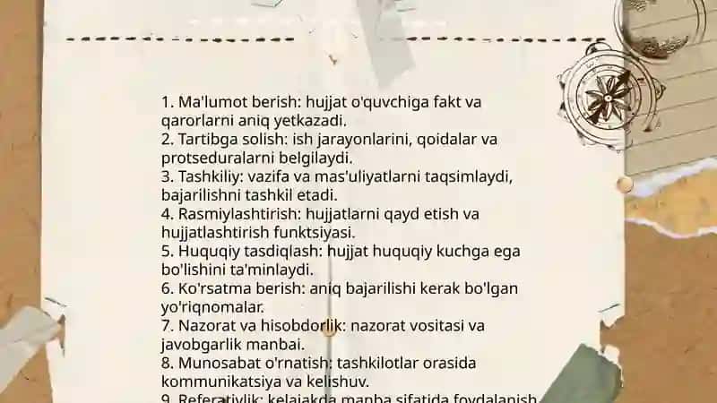 Hujjat matnining nazariy asoslari va uning xususiyatlari 4