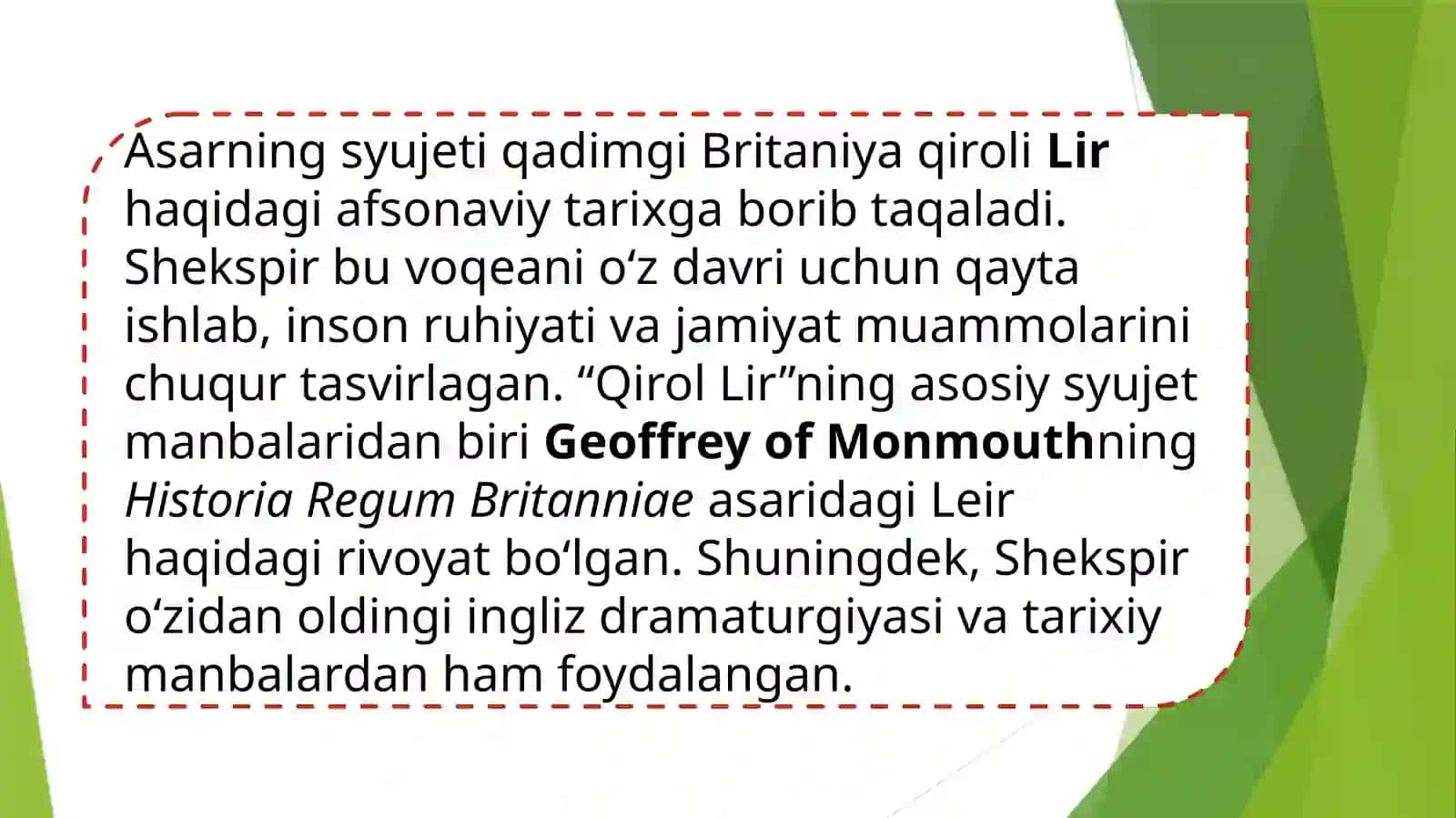 Shekspirning Qirol Lir tragediyasi tahlili 4