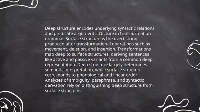 Transformation grammar 4