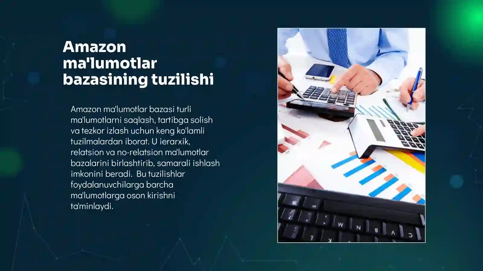 Amazon ma'lumotlar bazasi 4