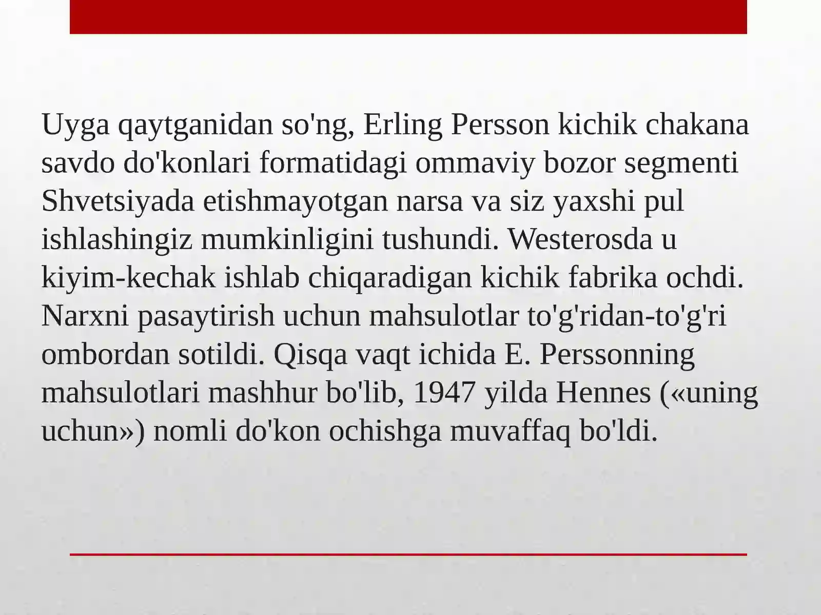 H&M (Hennes&Mauritz) 4