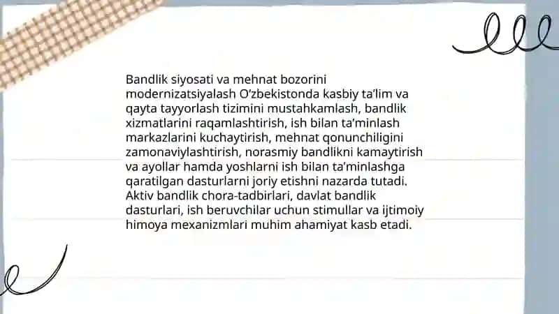 Ijtimoiy siyosat va uning yangi strategik yoʻnalishlari 4