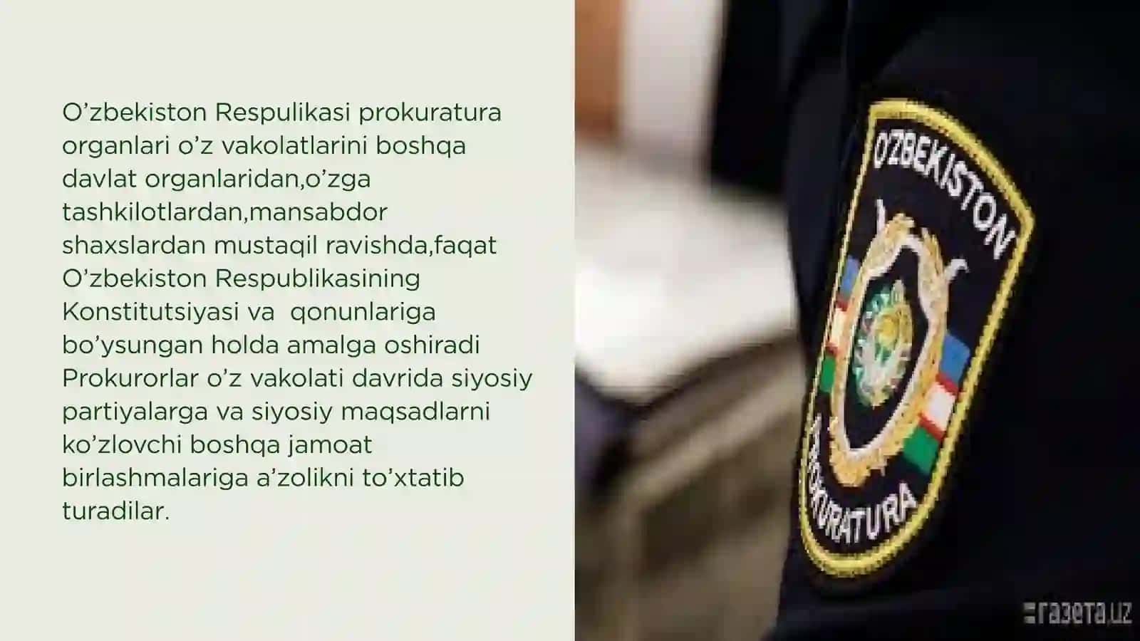 Prokuratura va prokurorlarning huquqiy maqomi 4