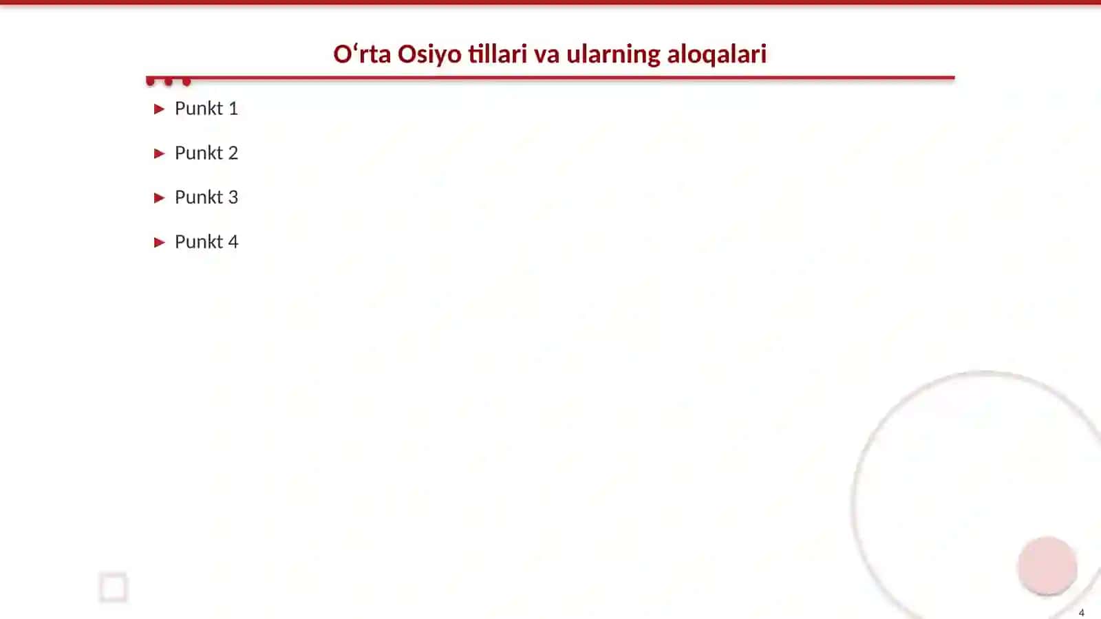 Oʻrta Osiyoning tilshunoslik rivojlanishi 4