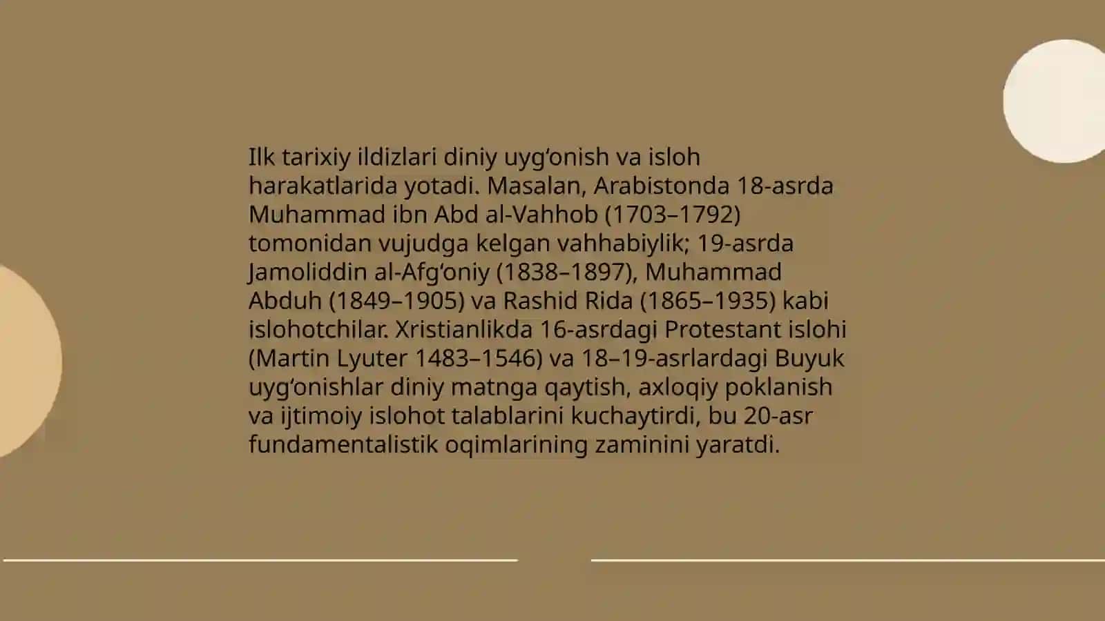 Diniy fundamentalizmning tarixi va rivojlanish bosqichlari 4