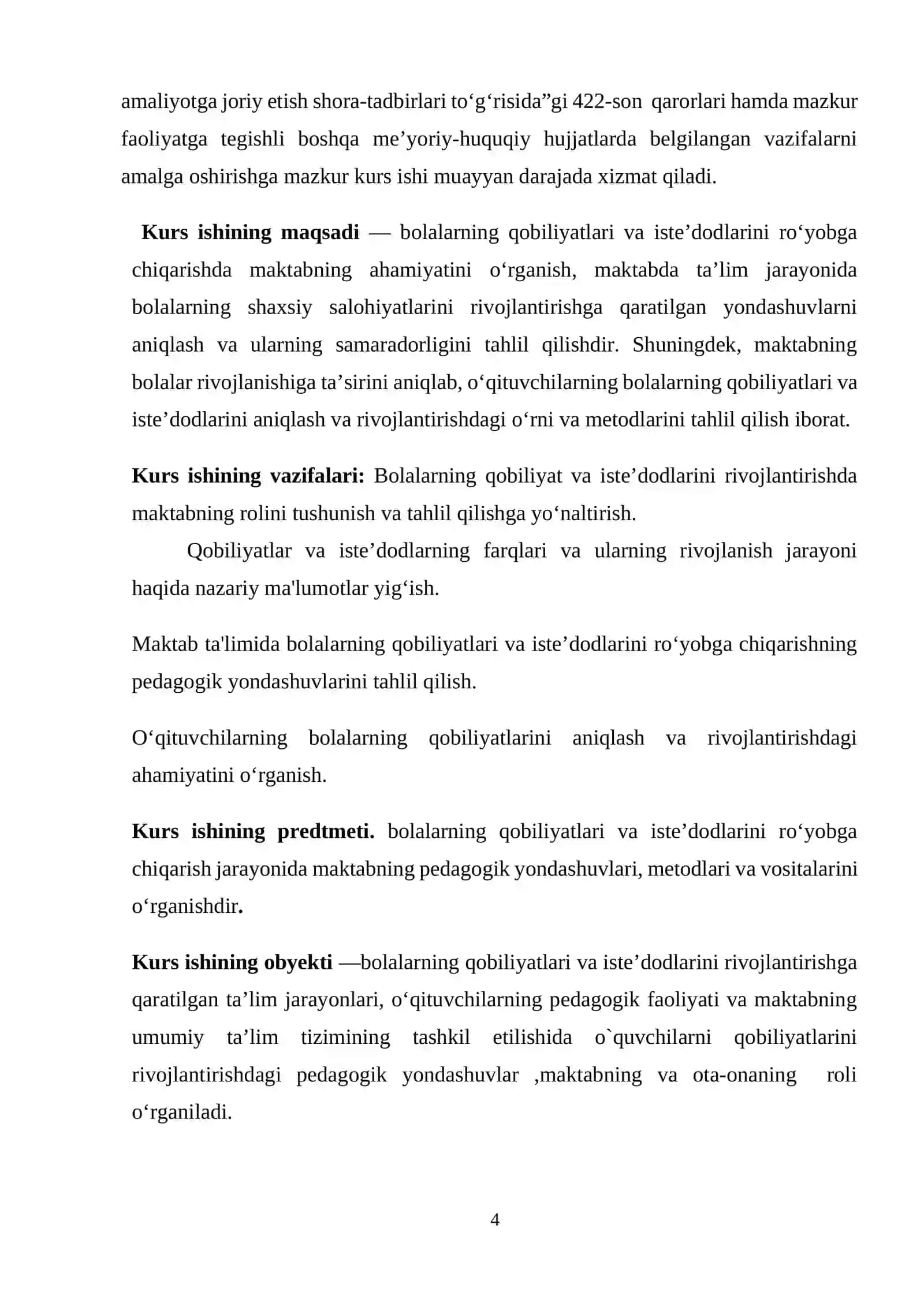 BOLALARNING QOBOLYATI VA ISTE’DODLARINI RO‘YOBGA CHIQARISHDA MAKTABNING RO‘LI 4