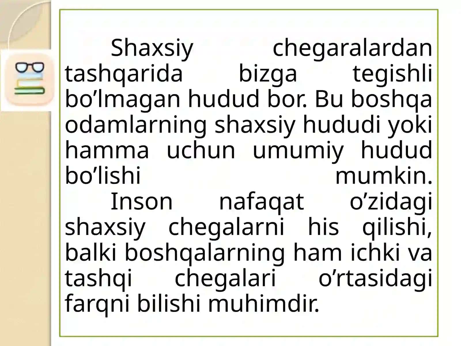 SHAXSIY CHEGARALAR 4
