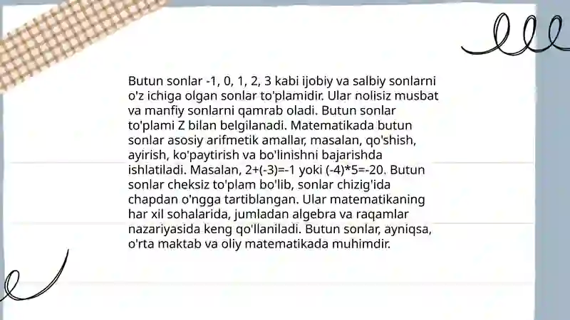 Natural sonlar 4