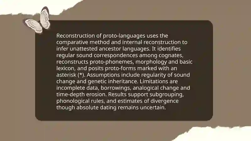 Genealogical classification of languages 4