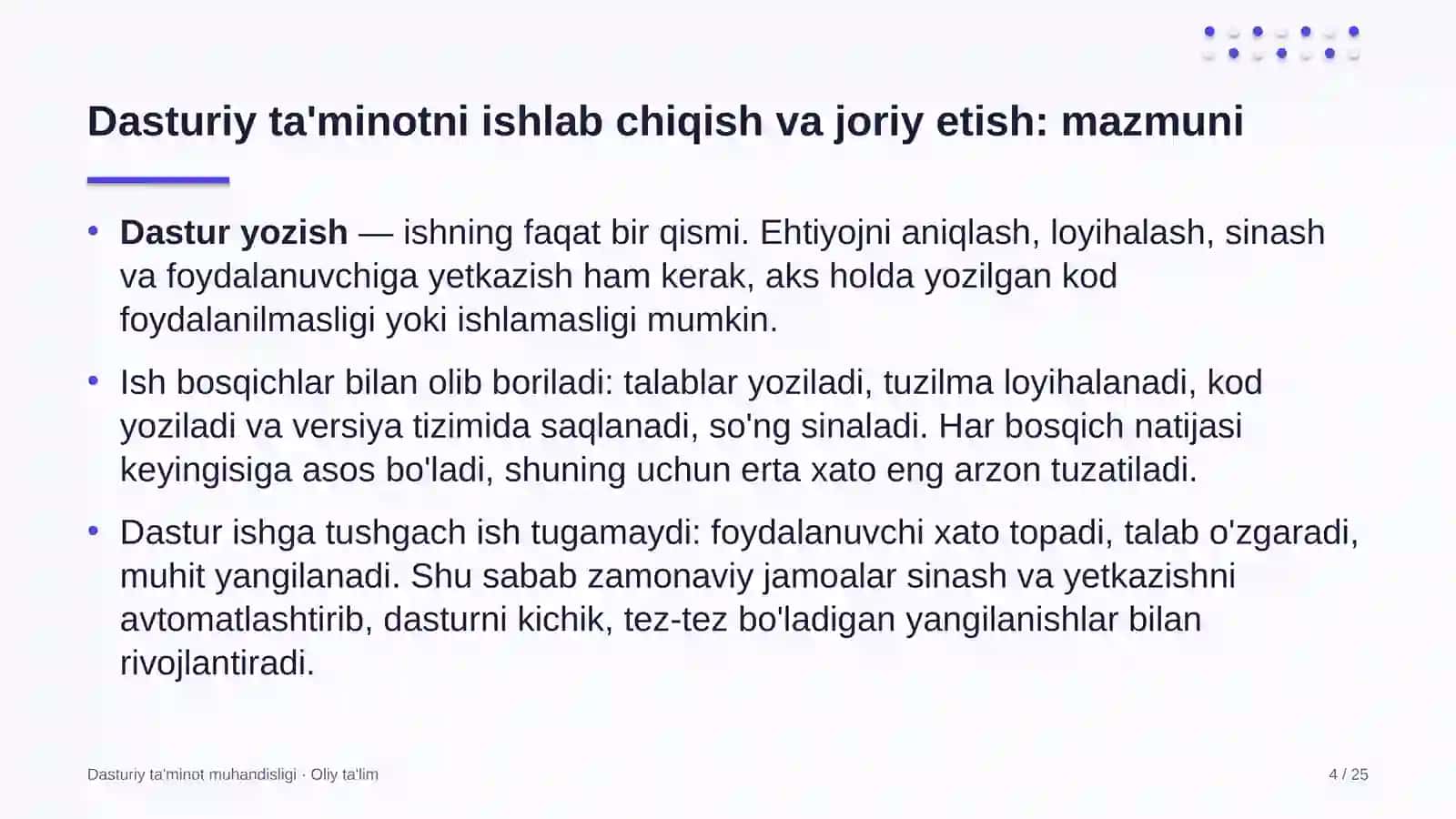 avtomobillarga gaz to'ldirish shoxobchalarida dasturiy ta'minotni ishlab chiqish va joriy etish 8404 4