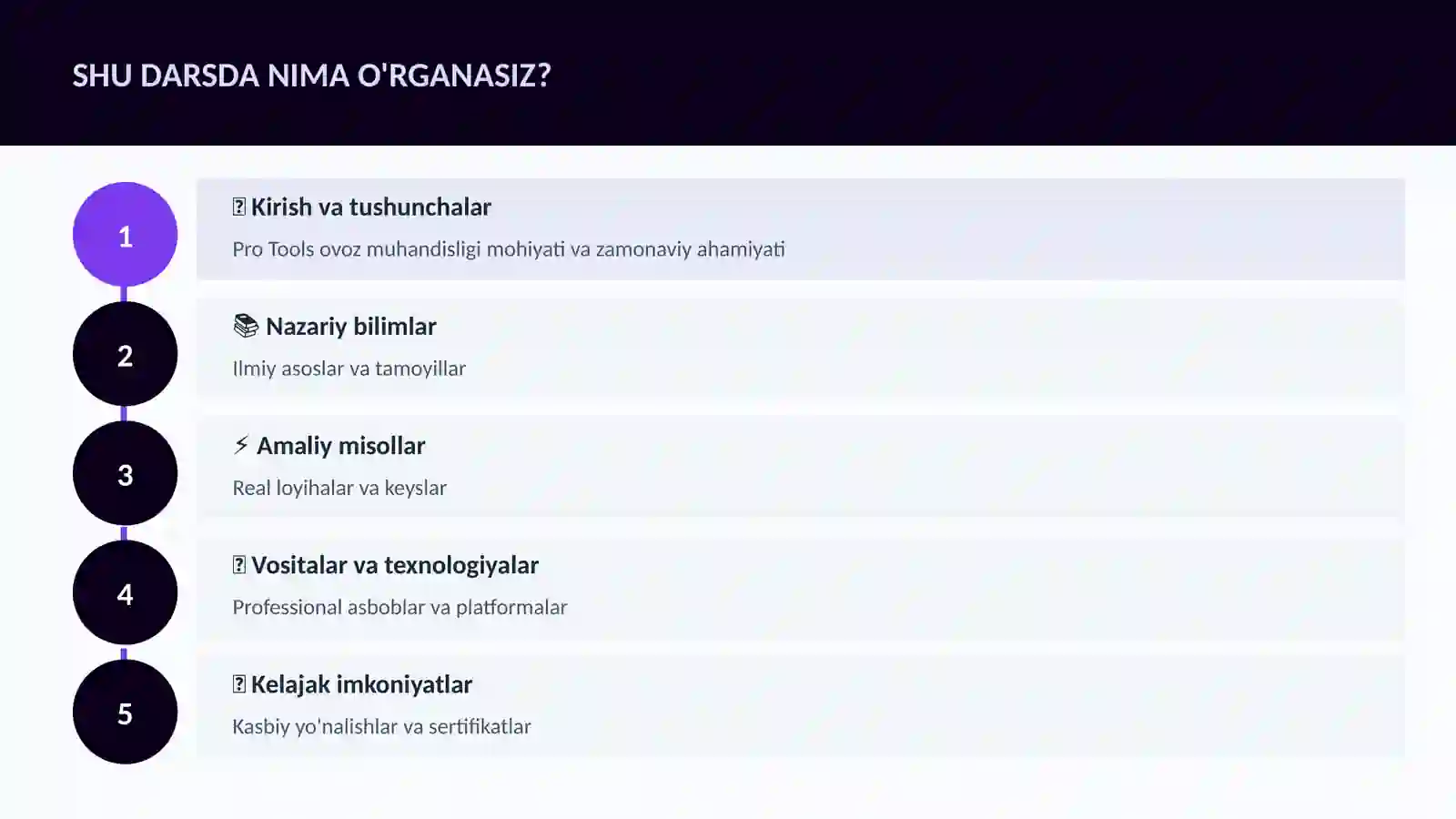 Pro Tools ovoz muhandisligi 4