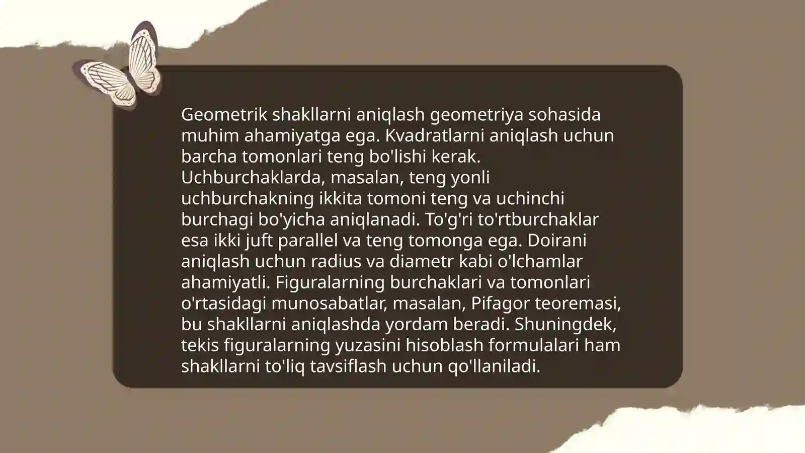 Geometrik geometrik materiallarni o'rgatish metodikasi 4