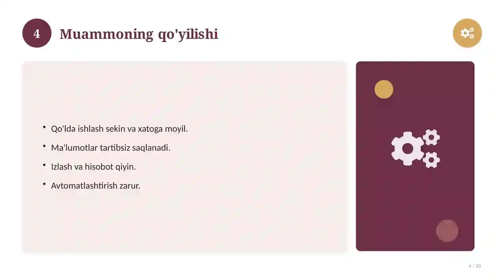 Dasturlash asoslari: nazariy asoslari, zamonaviy yondashuvda (Magistrlik dissertatsiyasi mavzusi) 4
